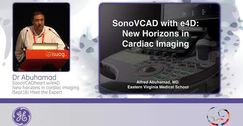 ISUOG 2015: Dr. Abuhamad: SonoVCADheart with e4D