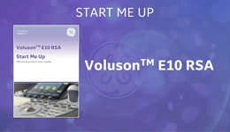 Voluson E10 RSA Start Me Up FR