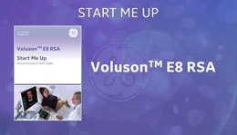 Voluson E8 RSA Start Me Up FR